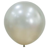 Large 60cm Silk Cream Pearl Balloons